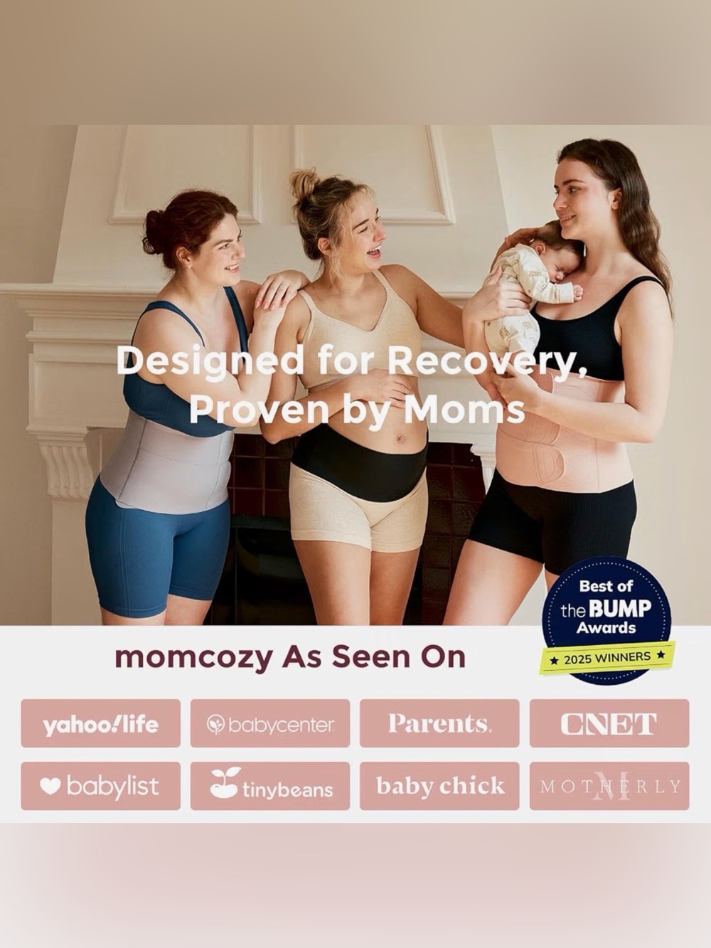 NWT -Momcozy Ergowrap Postpartum Belly Band, 3D Lifting & Ergonomic Back Support - Picture 7 of 8